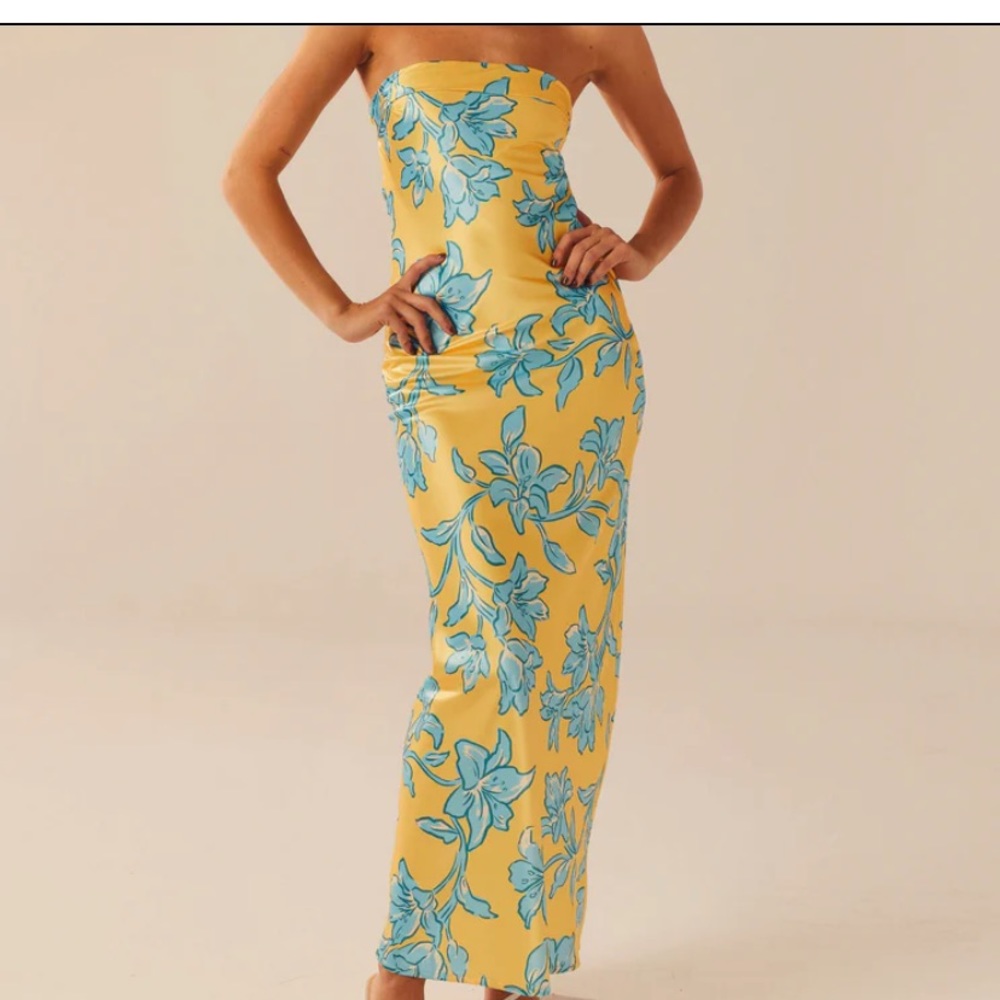 Peppermayo Exclusive - Summer Lover Maxi Dress - Golden Bloom